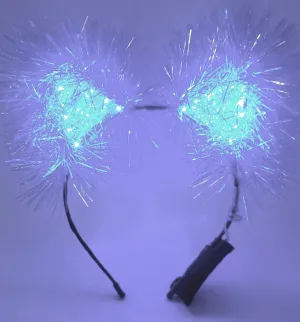 Snow Queen Iridescent Sparkle Kittycorn Ears
