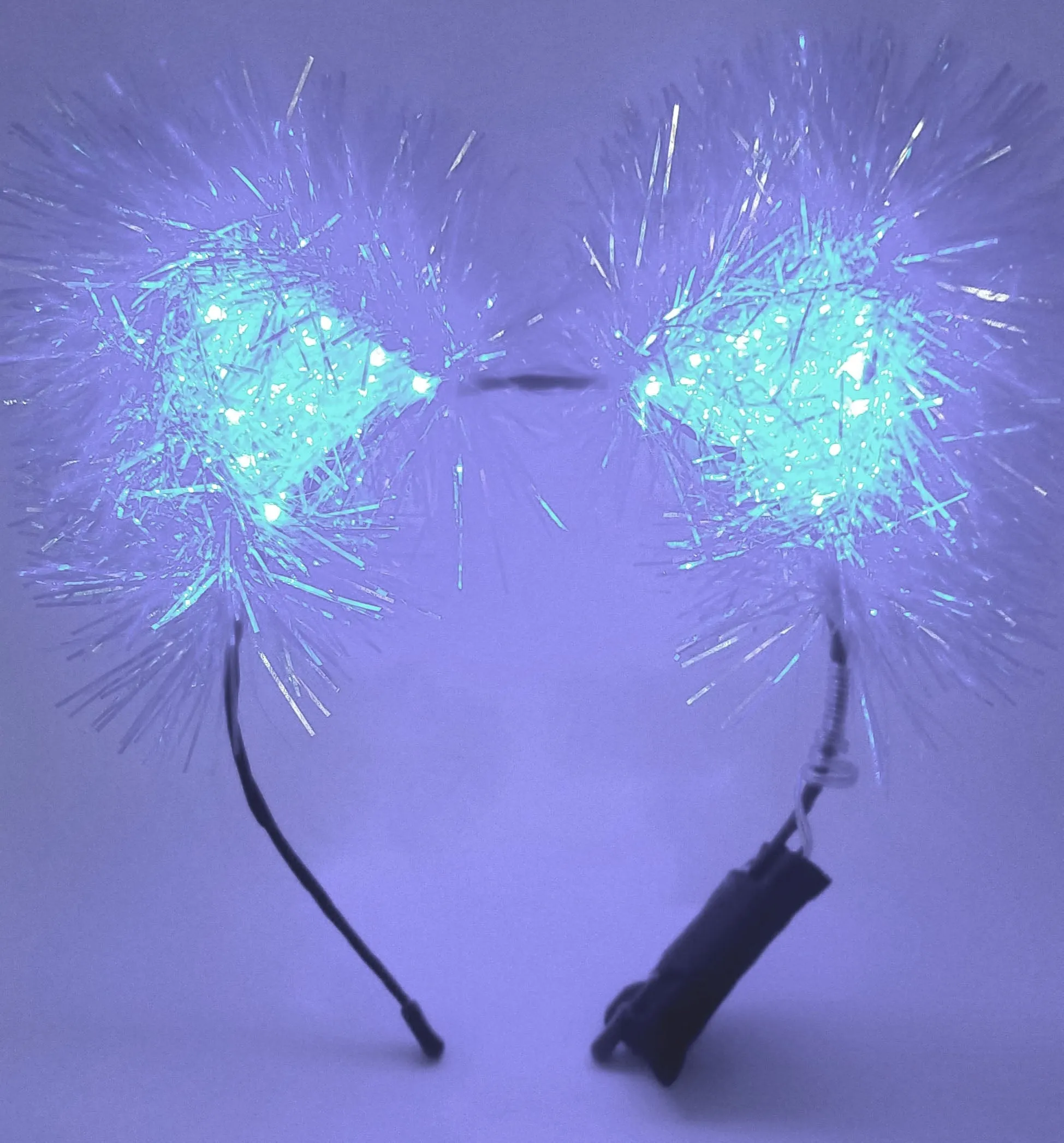 Snow Queen Iridescent Sparkle Kittycorn Ears