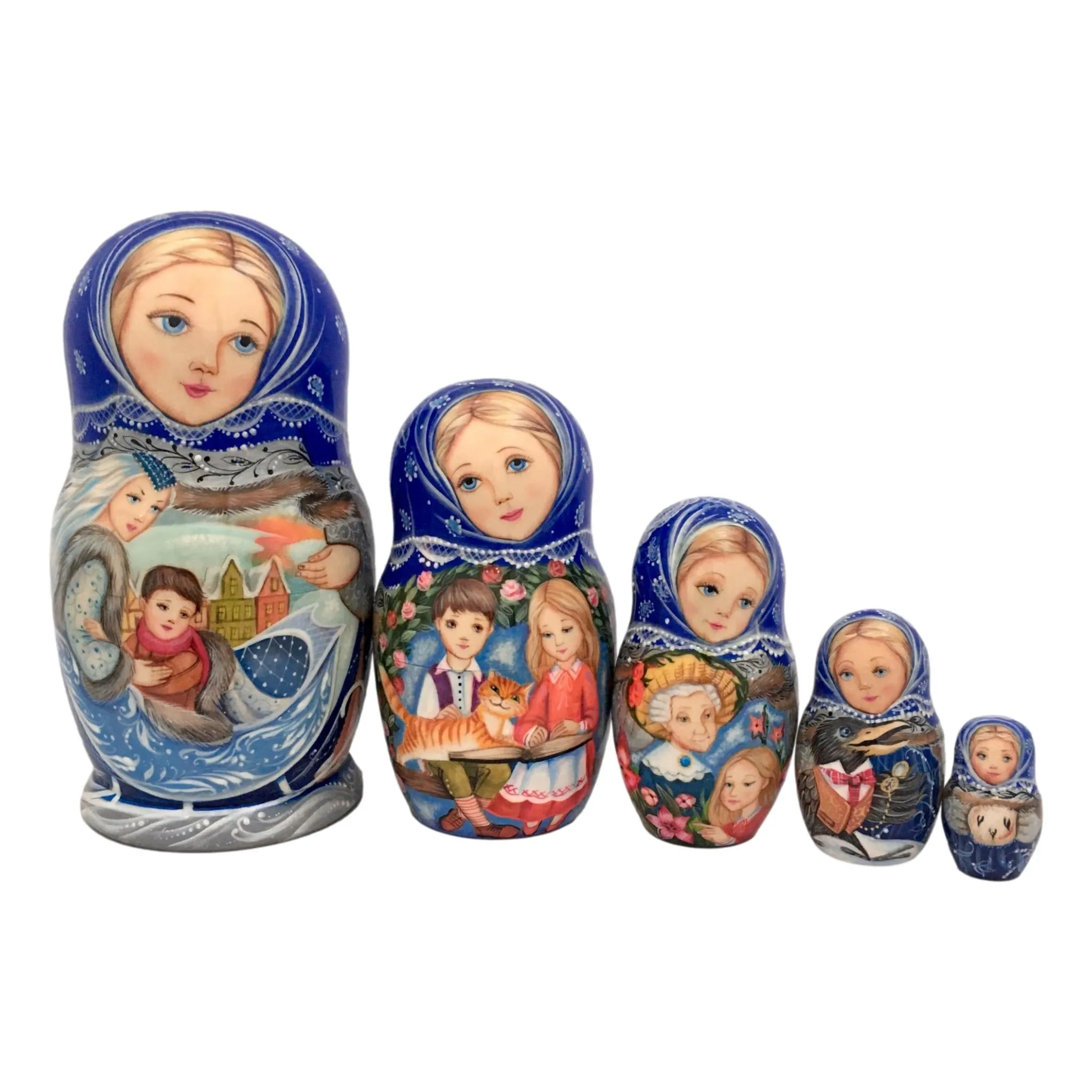 Snow Queen Russian Dolls for Kids