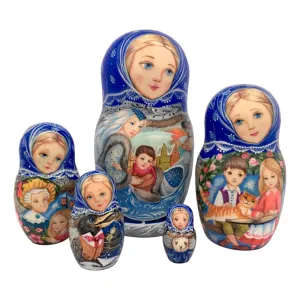 Snow Queen Russian Dolls for Kids