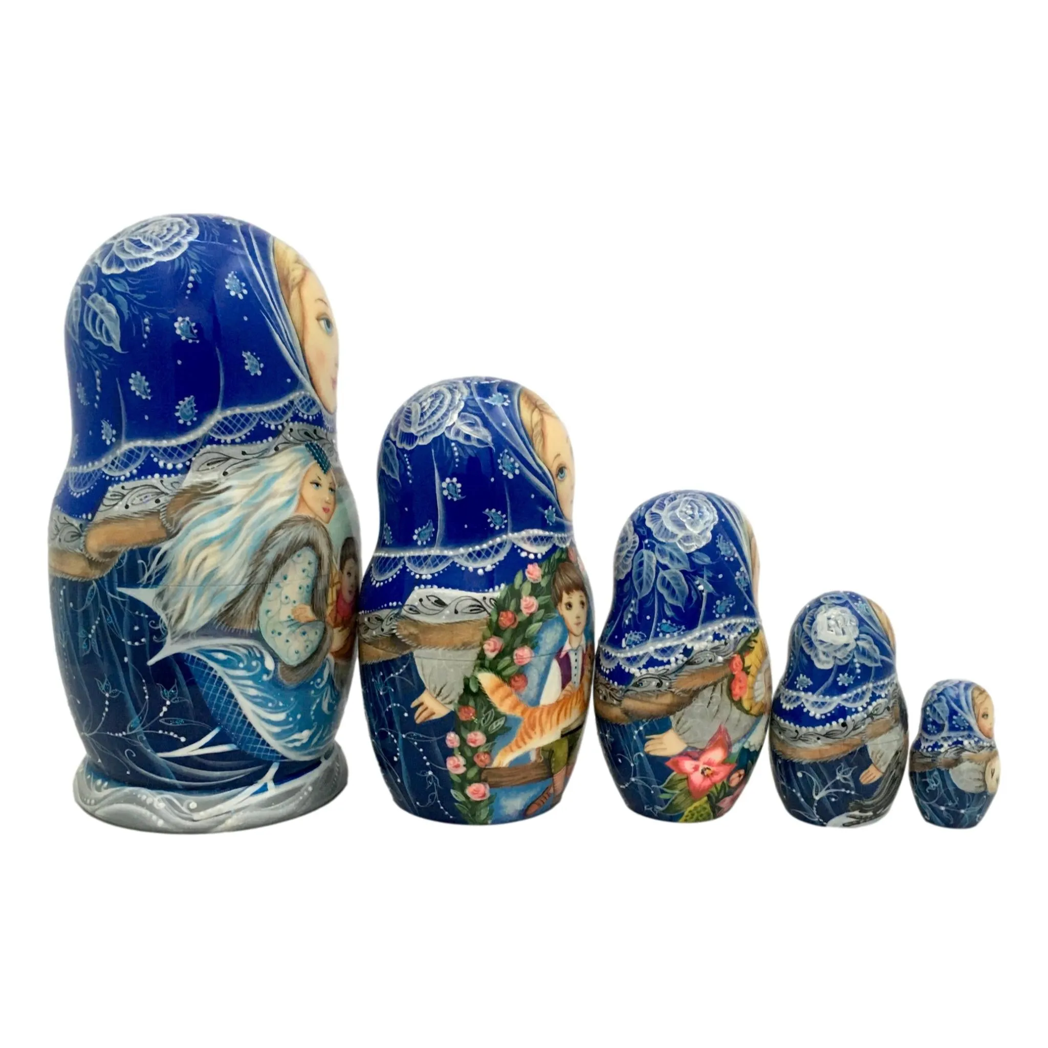 Snow Queen Russian Dolls for Kids