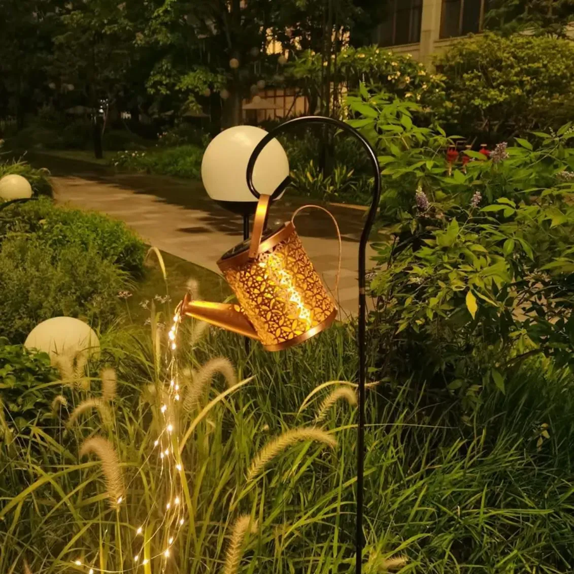 Solar Decorative Watering Can