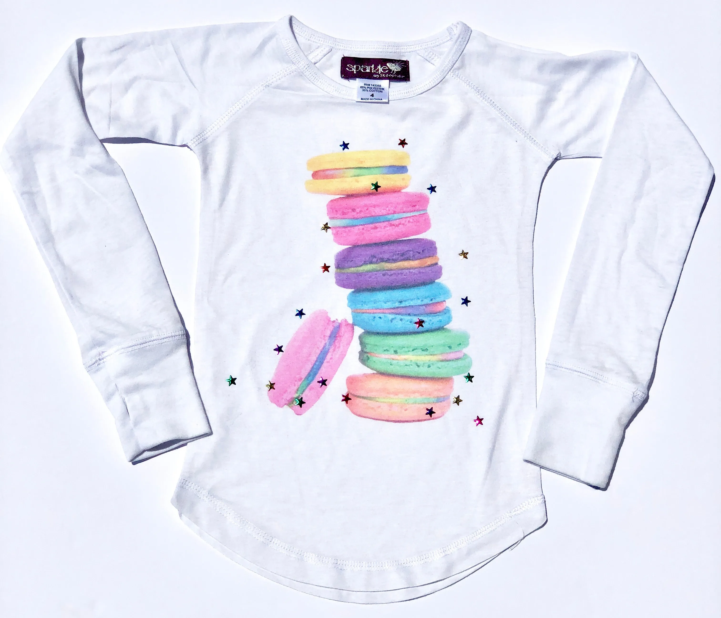 Sparkle by Stoopher Mac Stack L/S Burnout Tee