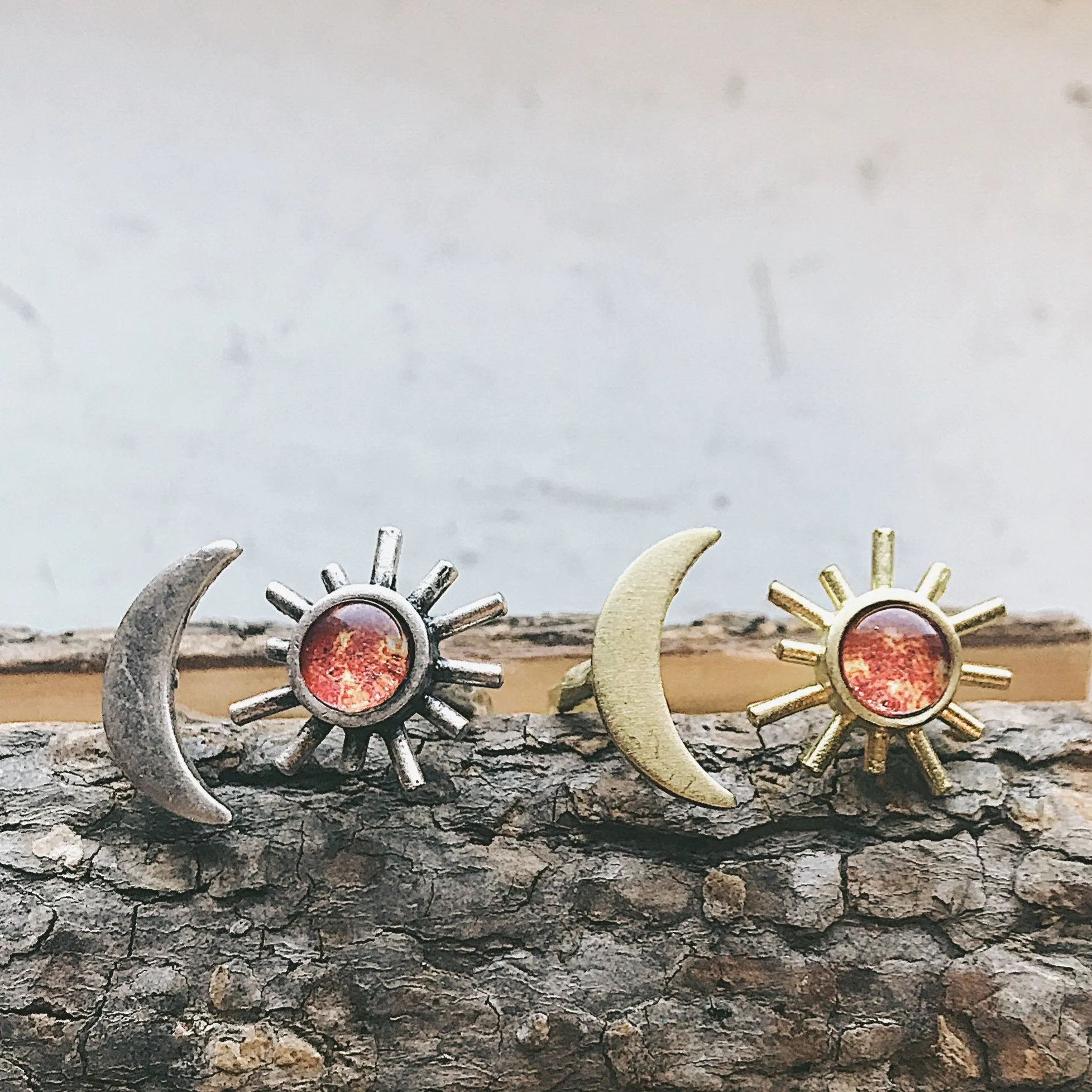 Sun and Moon Inspired Egyptian Inspired Ring