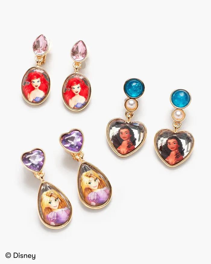 Super Smalls Disney Princess 3-Piece Earring Set