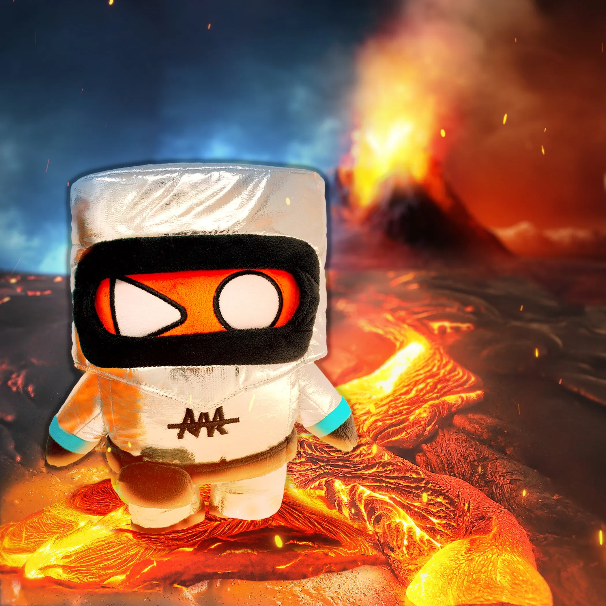 Themed RAR Monster Plush - Volcanologist
