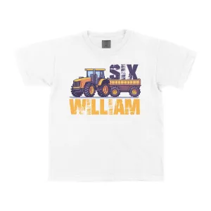 TRACTOR FARM BIRTHDAY YOUTH SHIRT