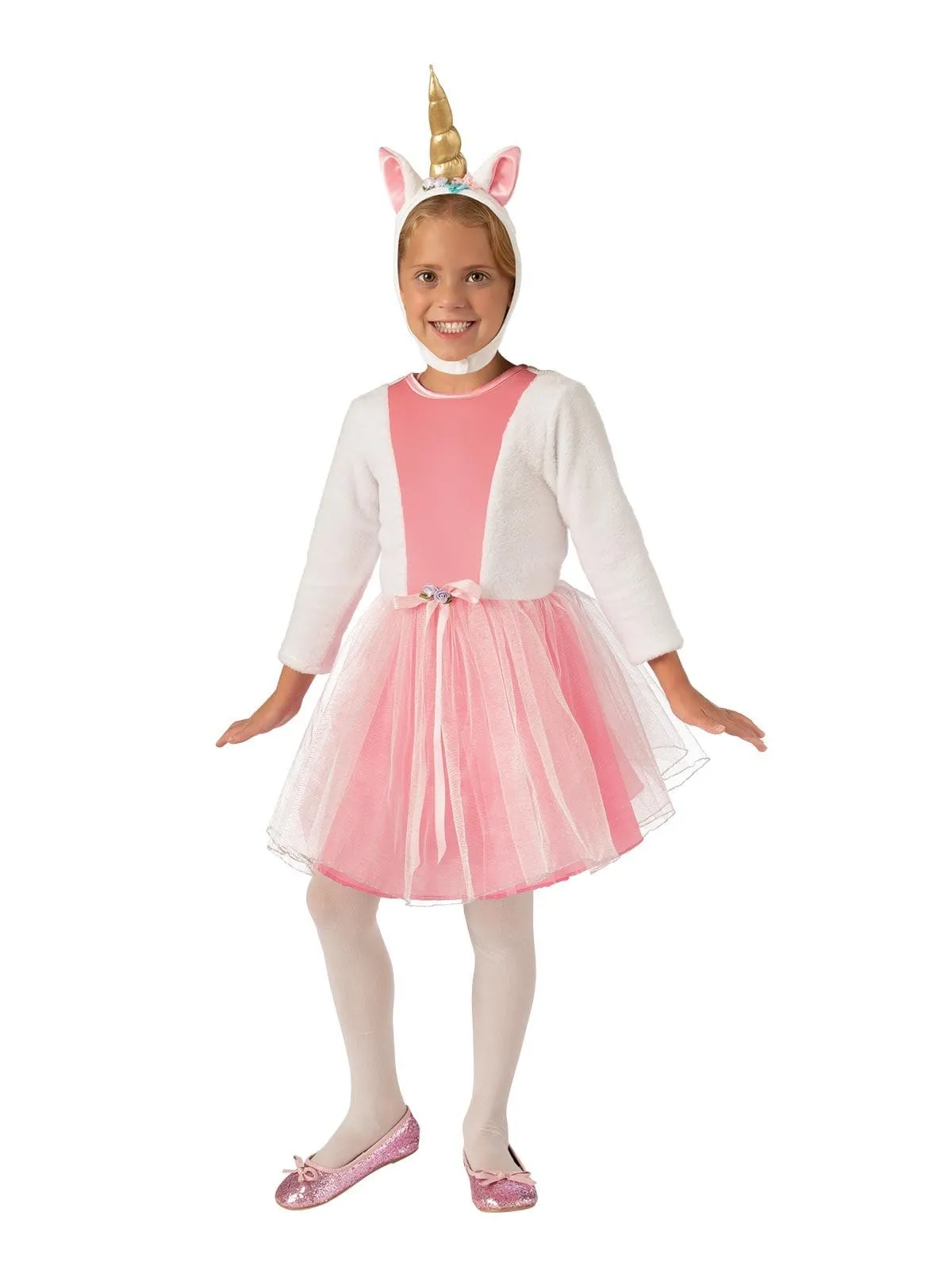 Unicorn Pink Princess Costume For Children