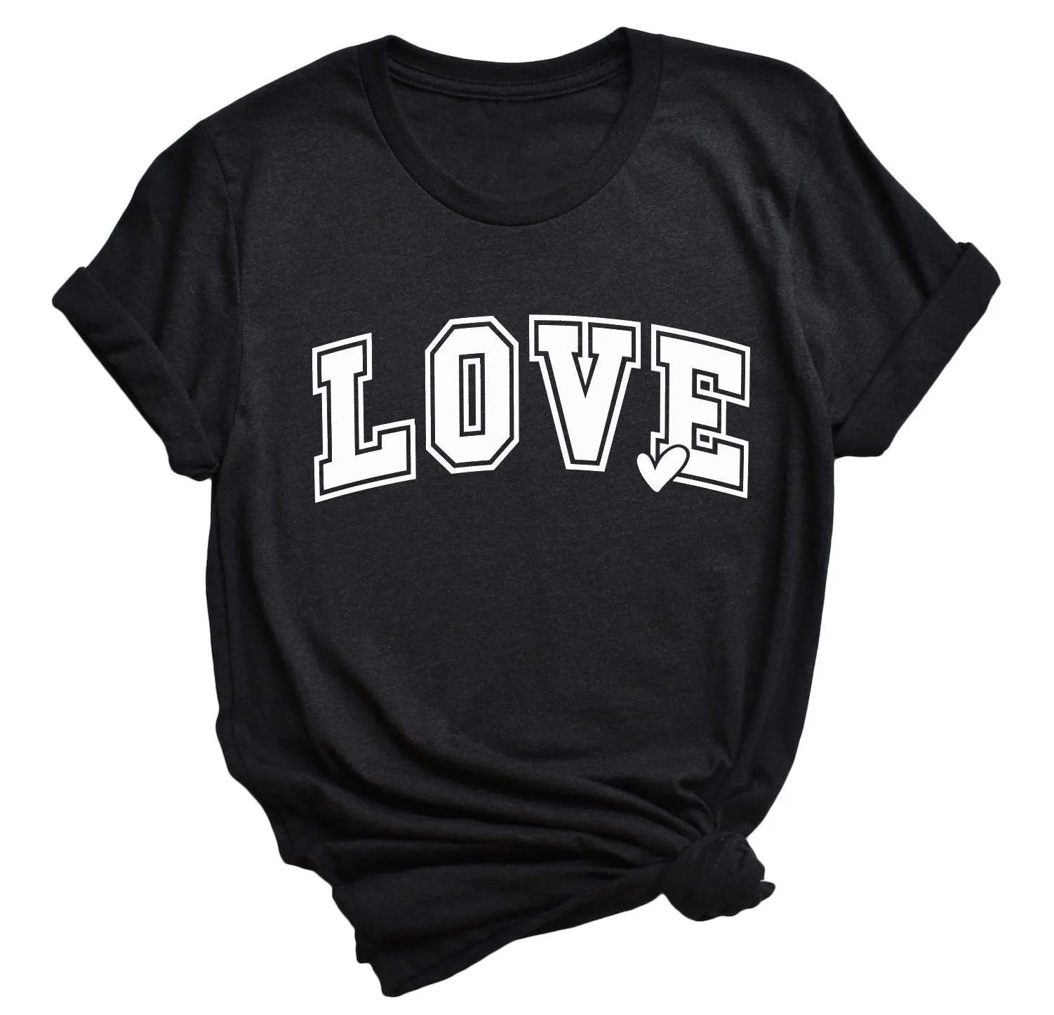 VARSITY LOVE with HEART T-SHIRT
