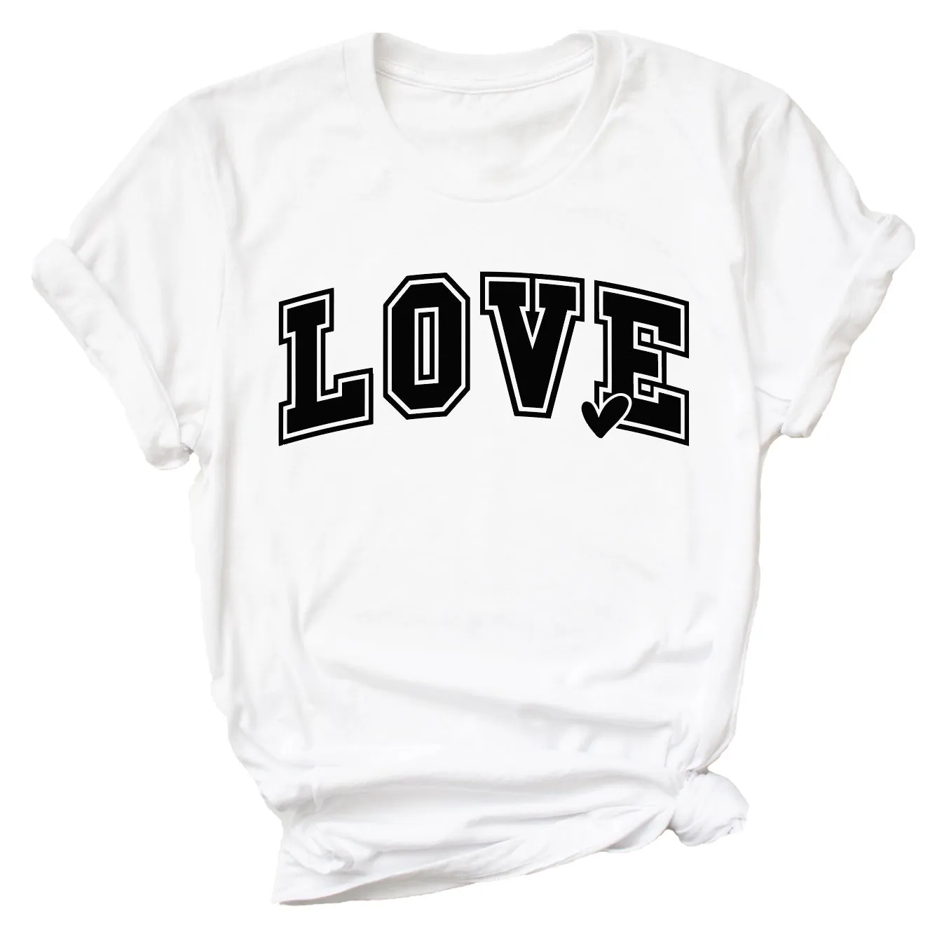 VARSITY LOVE with HEART T-SHIRT