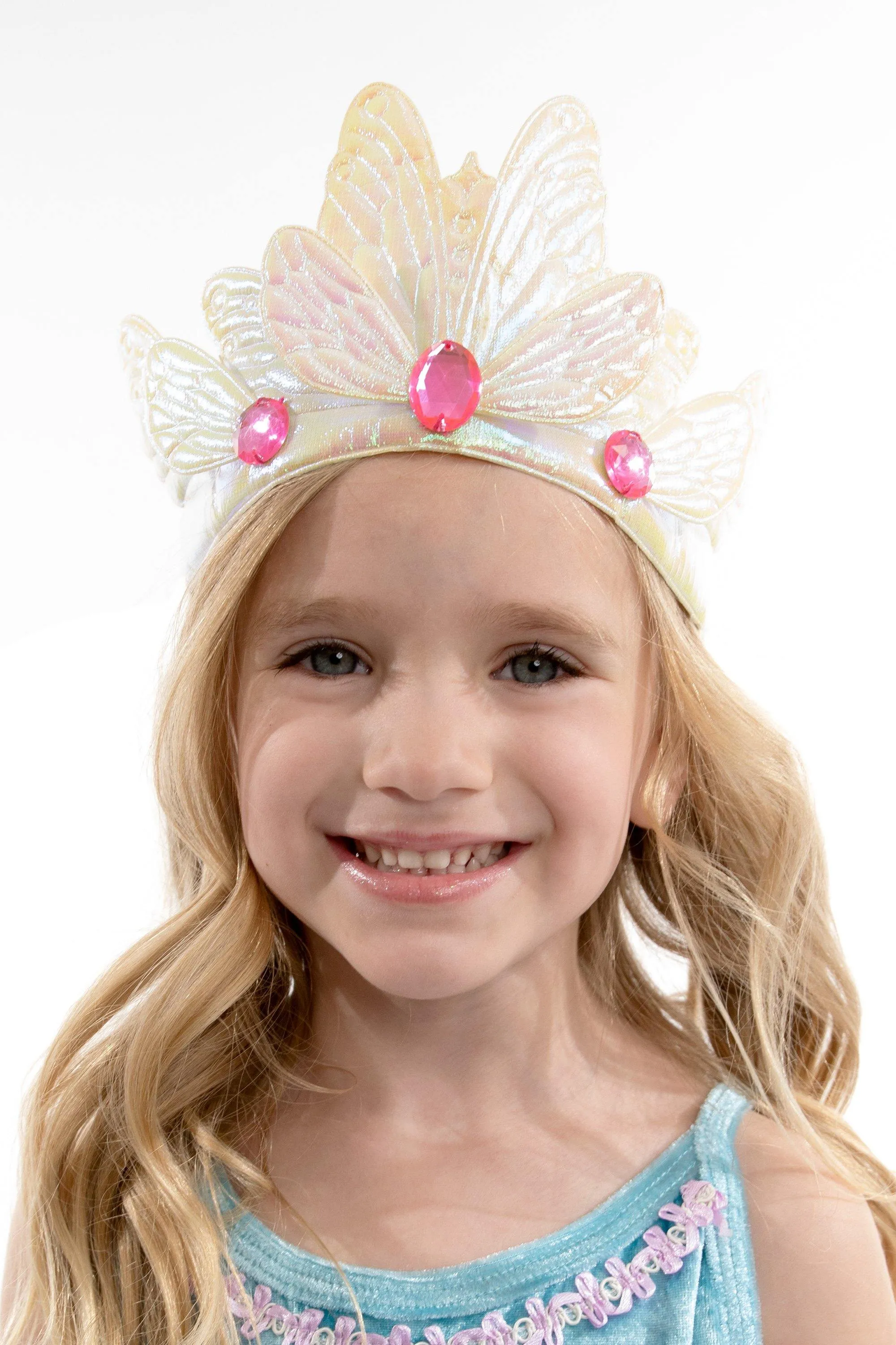 White Butterfly Soft Crown