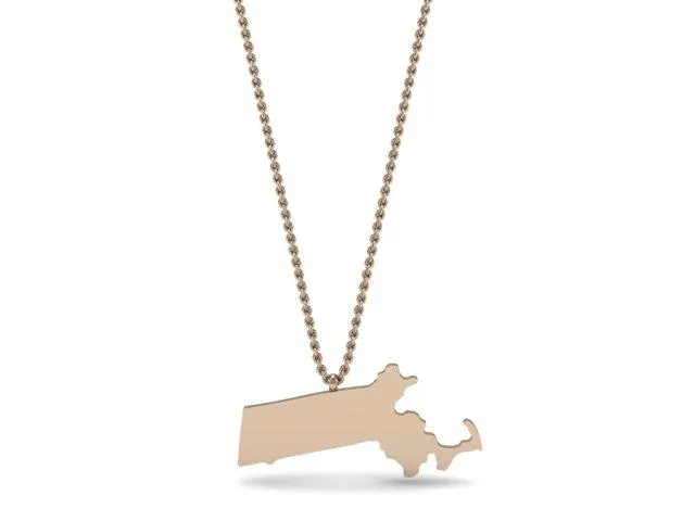 Wicked Awesome Massachusetts Pendant