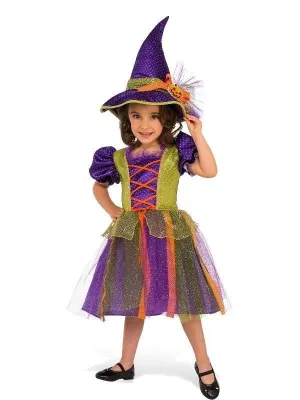 Witch Pumpkin Girl's Costume