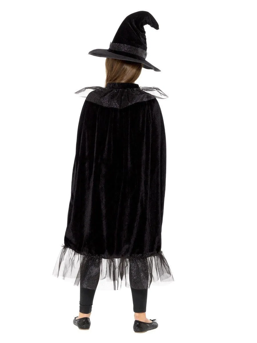 Witch Sparkly Girls Halloween Costume Set