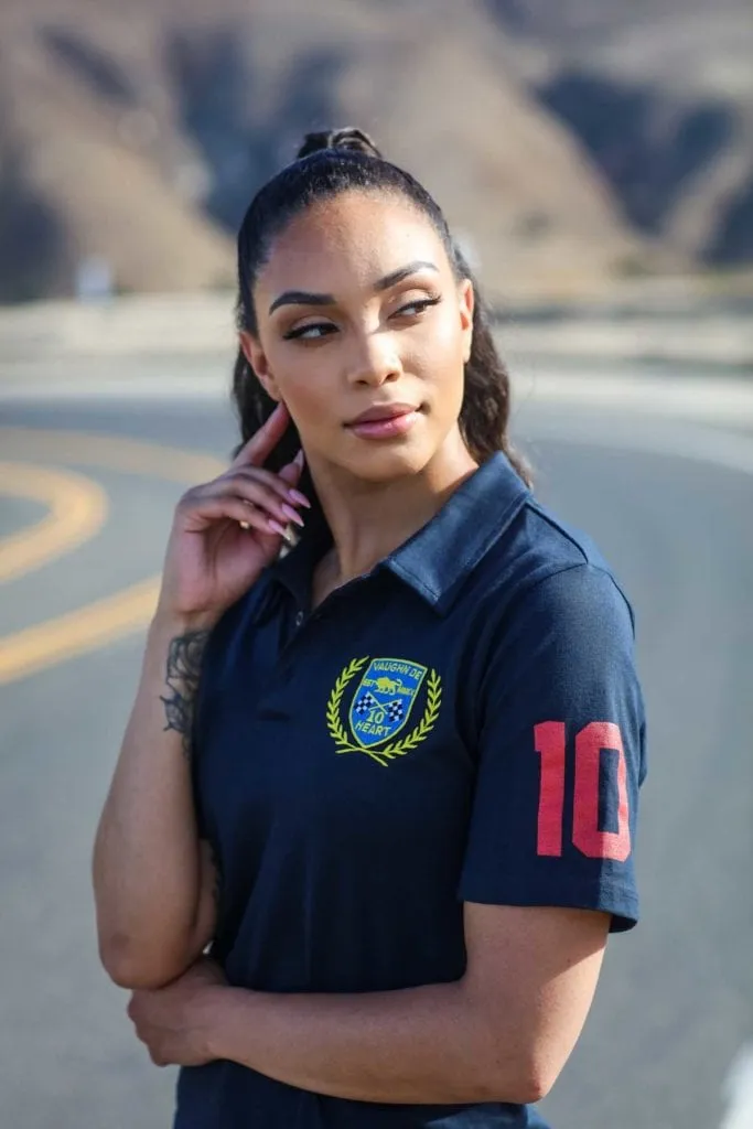 Women's - Uno Zero Corona Navy Blue Polo