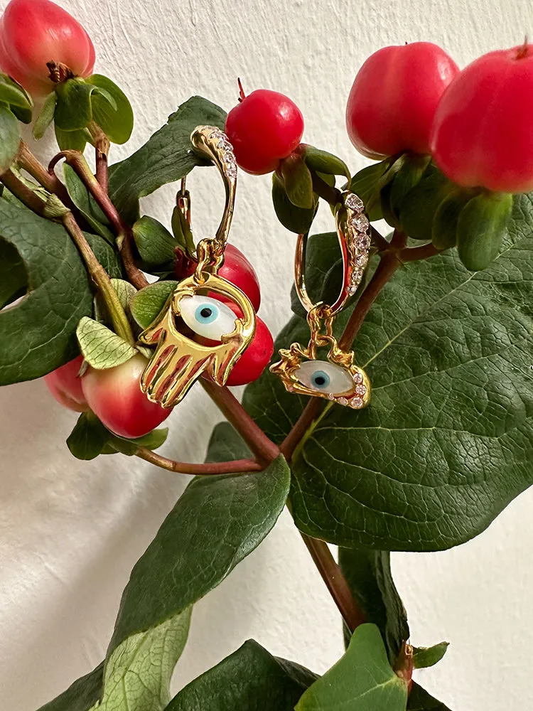Zodiac Hoop Earrings